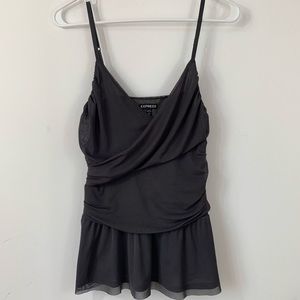 Express Gray Sleeveless Top.